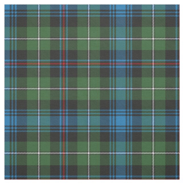 Clan MacKenzie Tartan Fabric (Swatch)