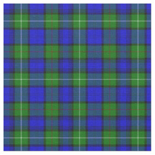 Clan Mackenzie Tartan Pattern Fabric