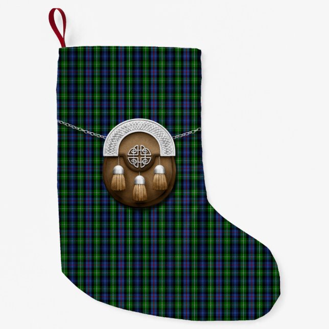 Clan MacKenzie Tartan Small Christmas Stocking (Front)