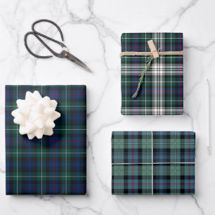 Clan Mackenzie Tartan Variations Wrapping Paper Sheet