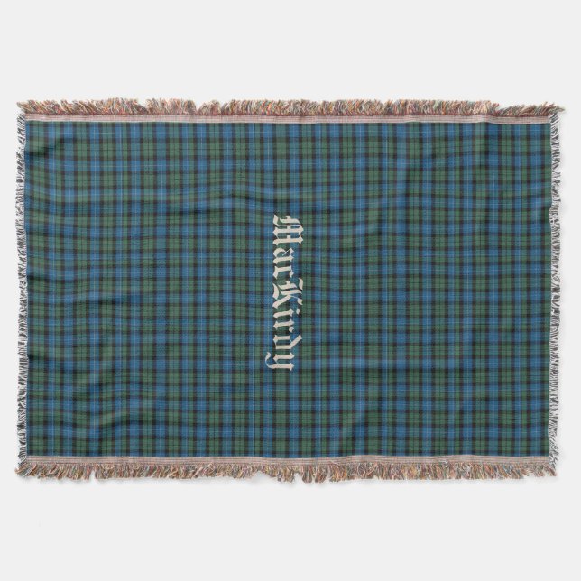 Clan MacKirdy Tartan Plaid Custom Throw Blanket (Front)