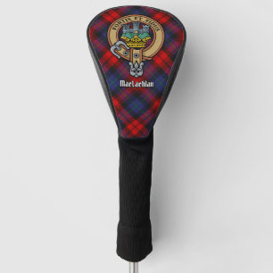 Clan MacLachlan Crest over Tartan Golf Head Cover