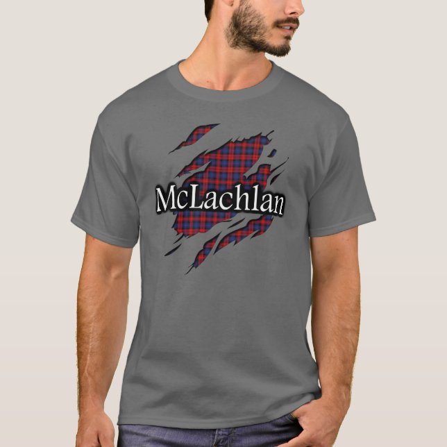 Clan MacLachlan McLachlan Tartan Spirit Shirt (Front)