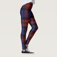 Clan MacLachlan Plaid Tartan Red Purple Check
