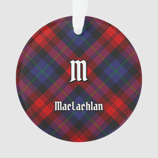 Clan MacLachlan Tartan Ornament (Front)
