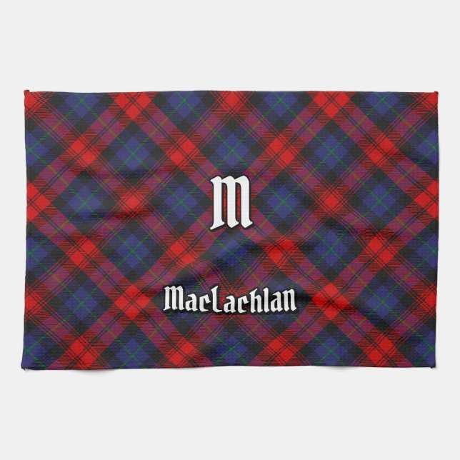 Clan MacLachlan Tartan Tea Towel (Horizontal)