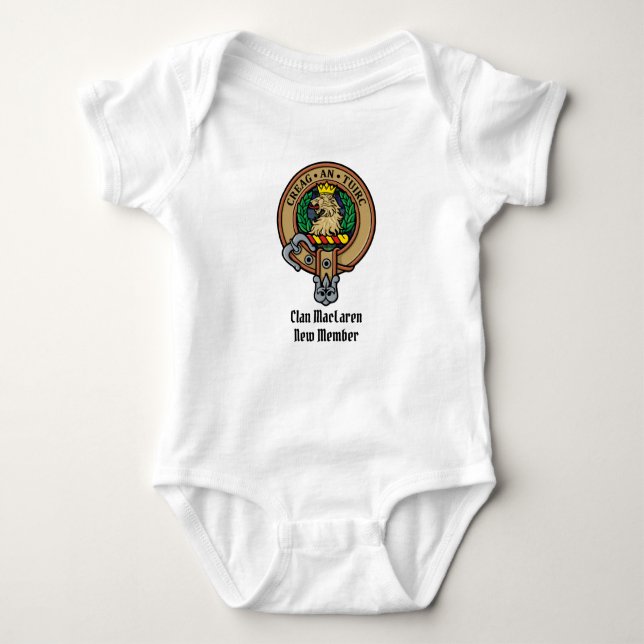 Clan MacLaren Crest Baby Bodysuit (Front)