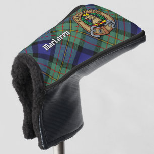 Clan MacLaren Crest over Tartan Golf Head Cover