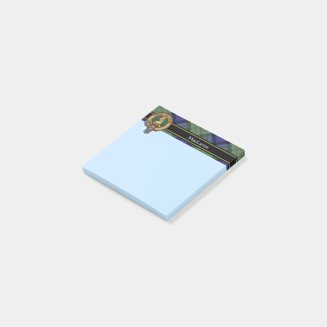 Clan MacLaren Crest Post-it Notes (Angled)