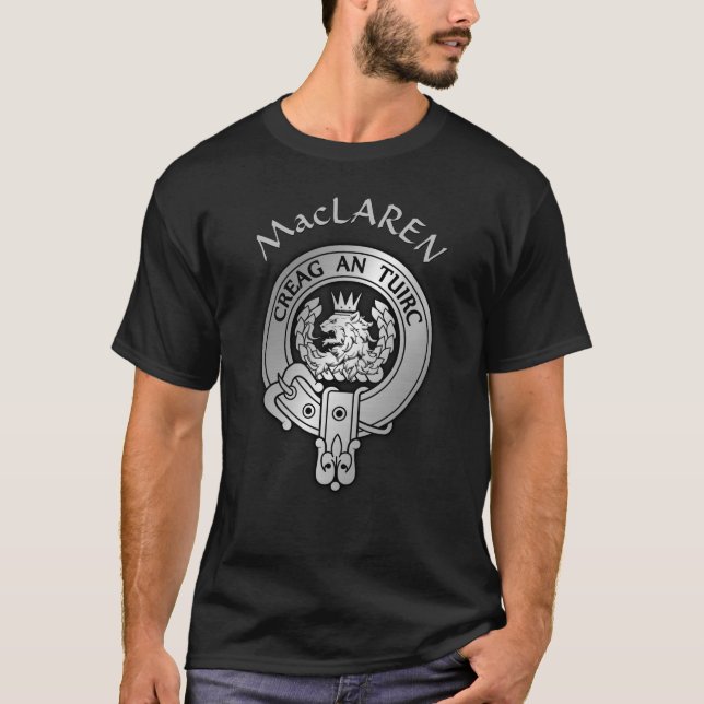 Clan MacLaren Crest T-Shirt (Front)