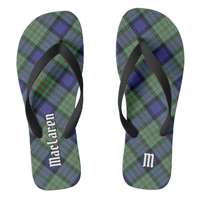 Clan MacLaren Tartan Jandals (Footbed)