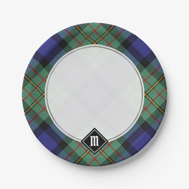 Clan MacLaren Tartan Paper Plate (Front)