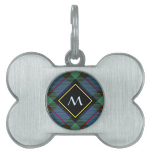 Clan MacLaren Tartan Pet ID Tag