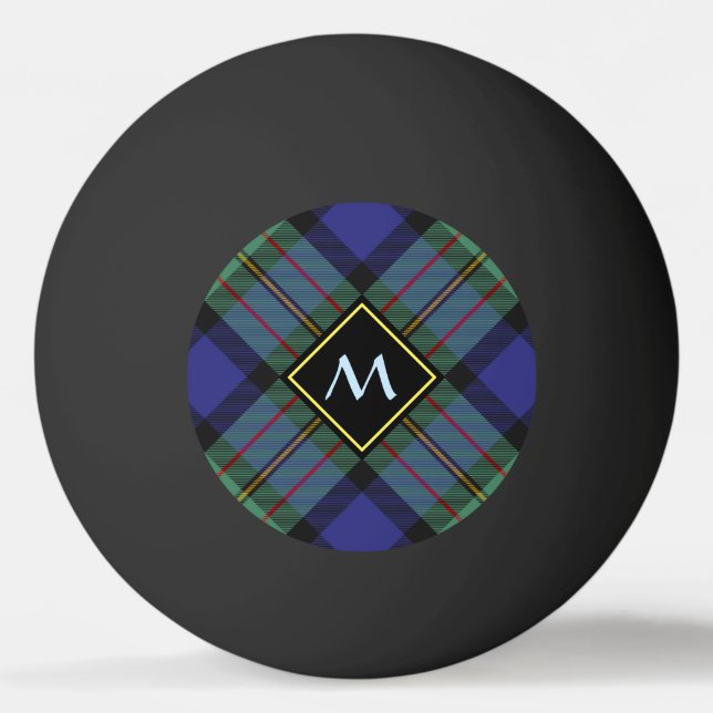 Clan MacLaren Tartan Ping Pong Ball (Front)