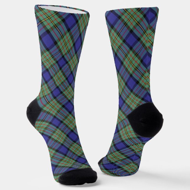 Clan MacLaren Tartan Socks (Angled)