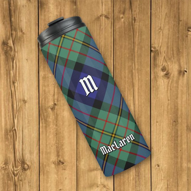 Clan MacLaren Tartan Thermal Tumbler (Creator Uploaded)