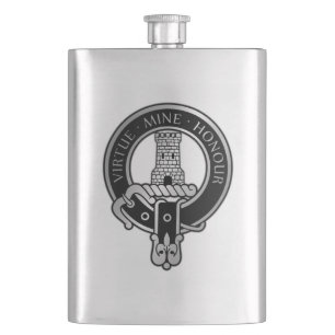 Clan MacLean Crest Flask