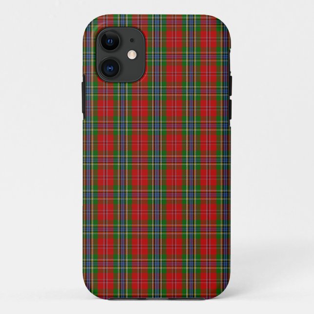 Clan MacLean Of Duart Tartan Case-Mate iPhone Case (Back)