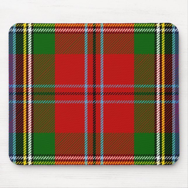 Clan MacLean Of Duart Tartan Mouse Pad (Front)