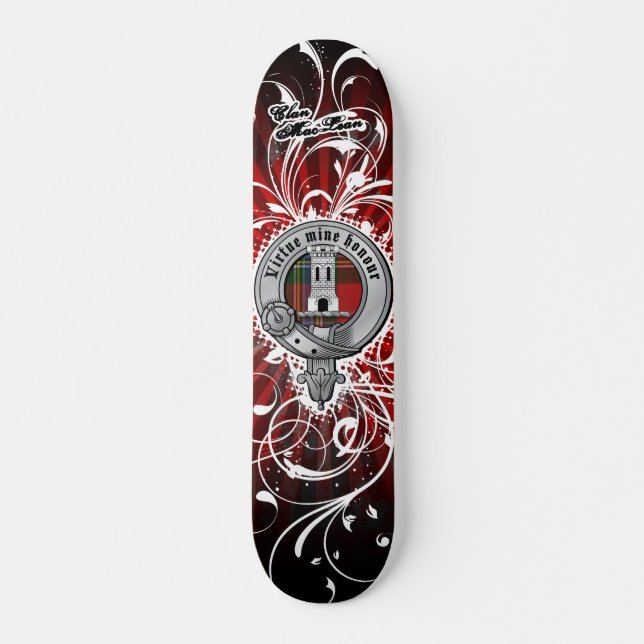 Clan MacLean Skateboard Deck (Front)