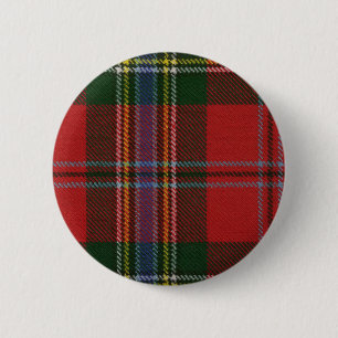 Clan MacLean Tartan Button