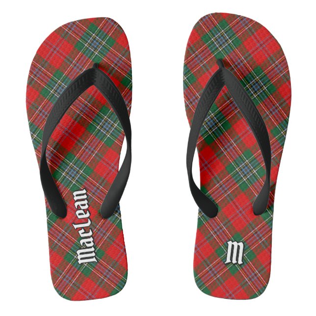 Clan MacLean Tartan Jandals (Footbed)