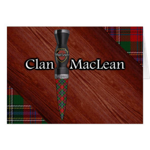 Clan MacLean Tartan Sgian Dubh Blade