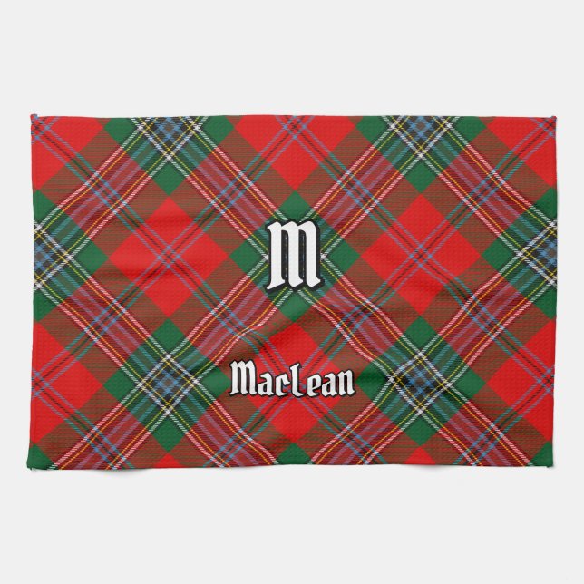 Clan MacLean Tartan Tea Towel (Horizontal)