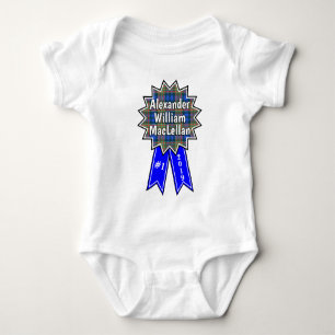 Clan MacLellan #1 Award Blue Ribbon Baby Bodysuit