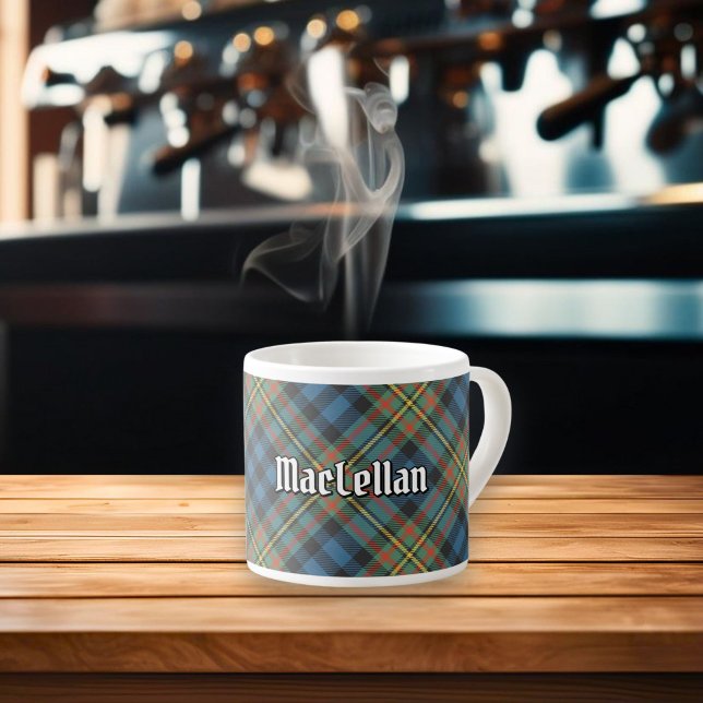 Clan MacLellan Ancient Tartan Espresso Cup (Creator Uploaded)