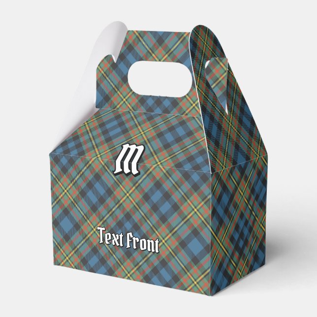 Clan MacLellan Ancient Tartan Favour Box (Front Side)