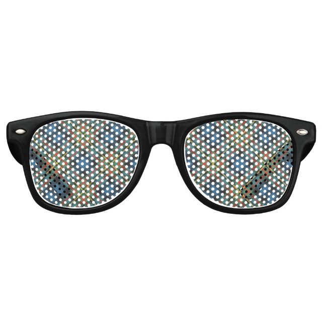 Clan MacLellan Ancient Tartan Retro Sunglasses (Front)