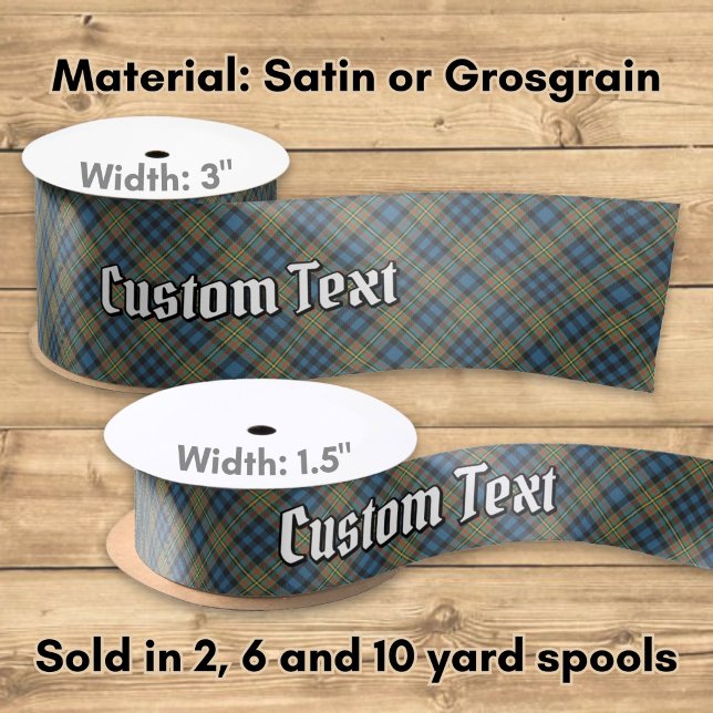 Clan MacLellan Ancient Tartan Satin Ribbon (Creator Uploaded)