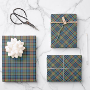 Clan MacLellan Ancient Tartan Wrapping Paper Sheet