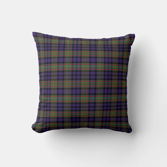 Clan MacLellan Tartan Cushion (Front)