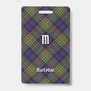 Clan MacLellan Tartan ID Badge