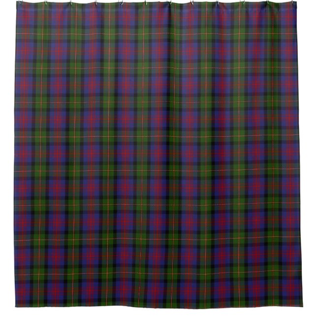 Clan MacLennan Scottish Heritage Tartan Shower Curtain (Front)