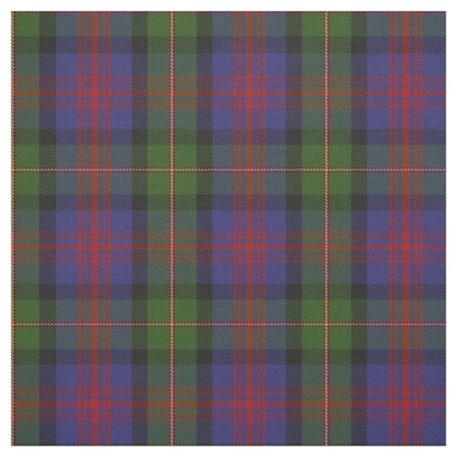Clan MacLennan Scottish Tartan Plaid Fabric (Swatch)