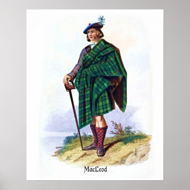 Clan MacLeod by R. R. McIan Poster (Front)