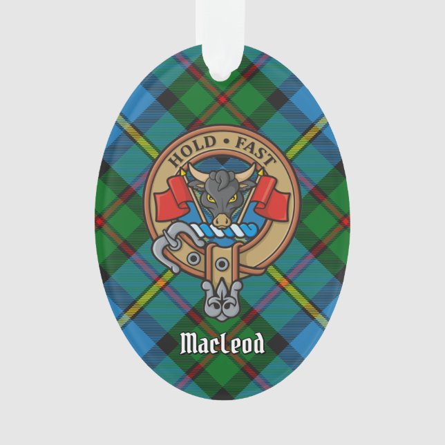 Clan MacLeod Crest Ornament (Front)