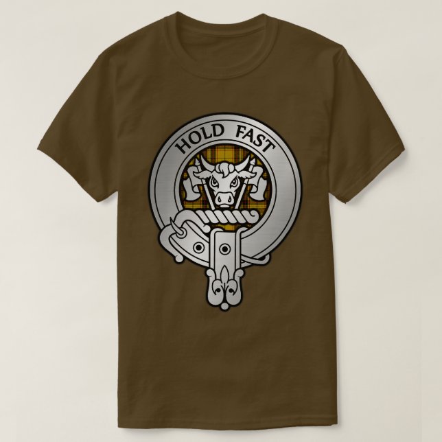 Clan MacLeod Crest Tartan 1 T-Shirt (Design Front)