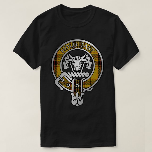 Clan MacLeod Crest Tartan 4 T-Shirt (Design Front)