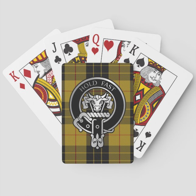 Clan MacLeod Crest & Tartan Bicycle Playing Cards (Back)