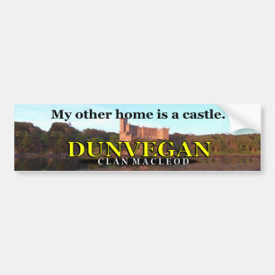 Clan MacLeod Dunvegan Castle Bumper Sticker