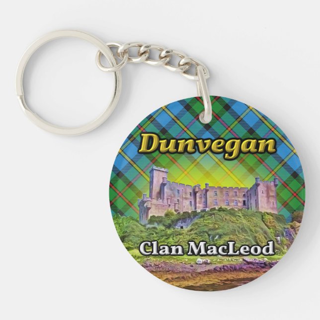 Clan MacLeod Dunvegan Castle Key Ring (Front)
