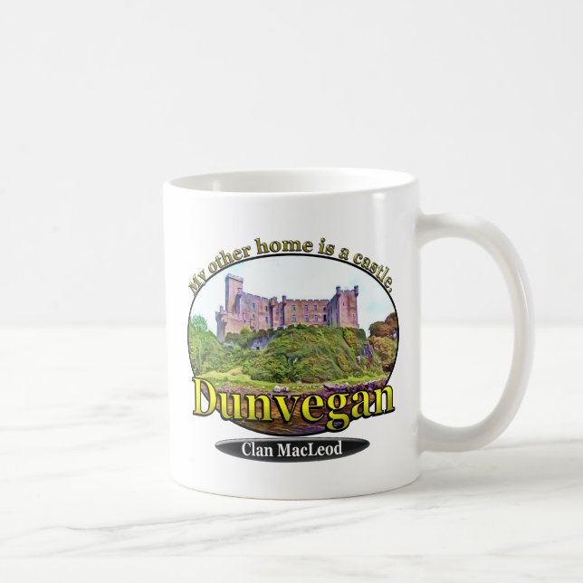Clan MacLeod Dunvegan Castle Scotland Coffee Mug (Right)