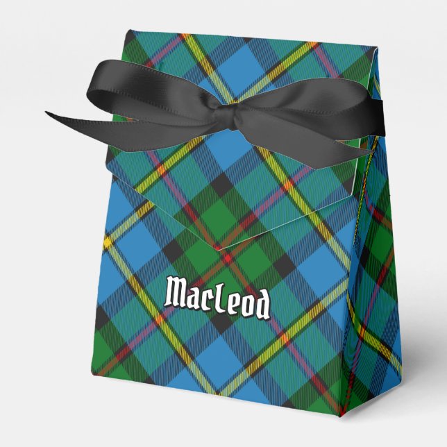 Clan MacLeod Hunting Tartan Favour Box (Front Side)
