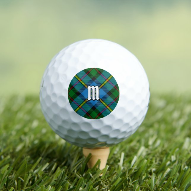 Clan MacLeod Hunting Tartan Golf Balls (Insitu Tee)