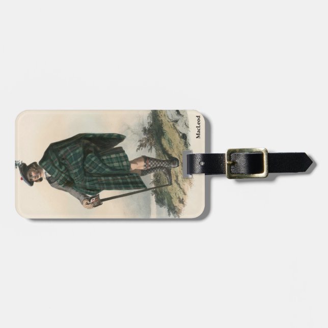Clan MacLeod Luggage Tag (Front Horizontal)