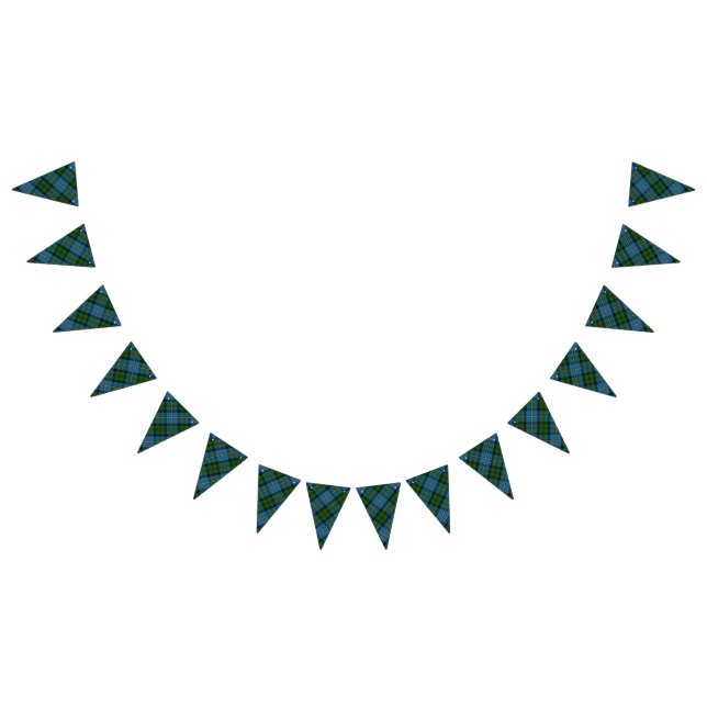 Clan MacLeod of Harris Blue & Green Tartan Bunting (All)